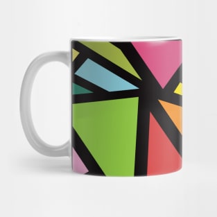 Colorful triangles pattern 7 Mug